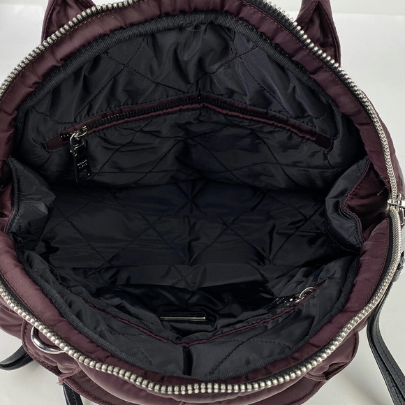 Prada Bomber Shoulder Bag purple Tessuto logo plate - Picture 10 of 10